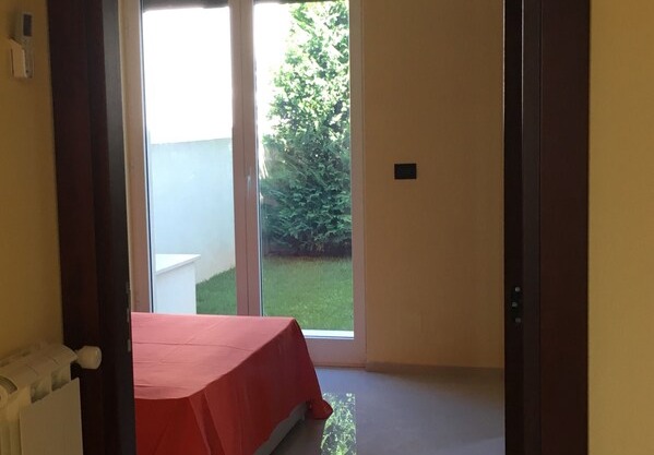 Apartment A3 located on the ground floor with private garden in front and back
