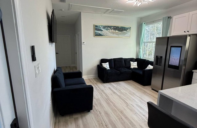 Apartment B in a two-story duplex.