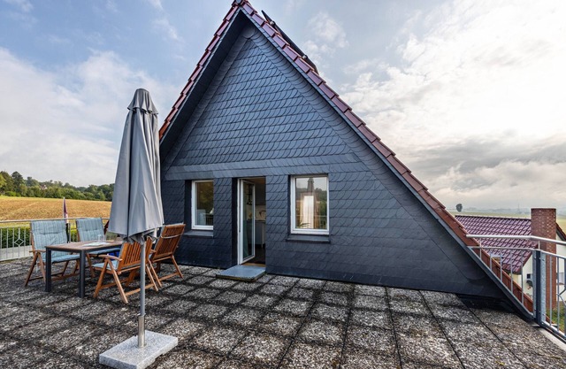 Apartment 'Panoramablick' with Private Terrace, Shared Garden and Wi-Fi