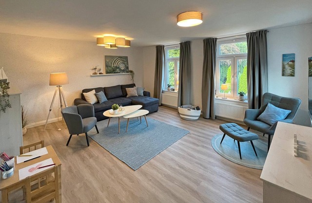 Apartment 'Ferienwohnung Ankerleicht' with Shared Terrace, Shared Garden and Wi-Fi