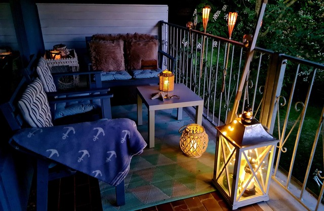 Apartment 'Ferienwohnung Op De Warft' with Private Garden, Balcony and Wi-Fi