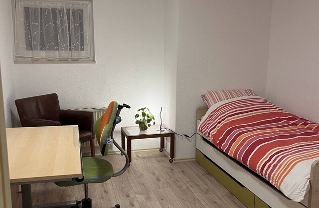 Apartment in a quiet location with its own small garden.