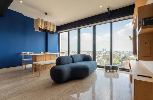 Apartment in CDMX with Gym and co-working