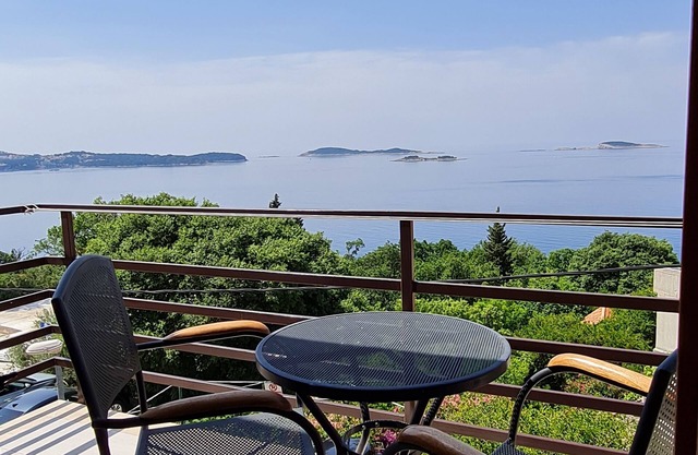 Apartment In Soline with outstanding sea view, 5 minutes walk to the beach