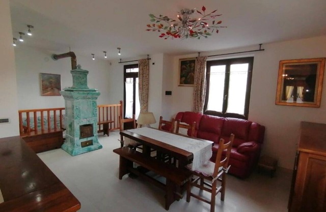 Apartment in the heart of the Alps along the Via Francigena with garden
