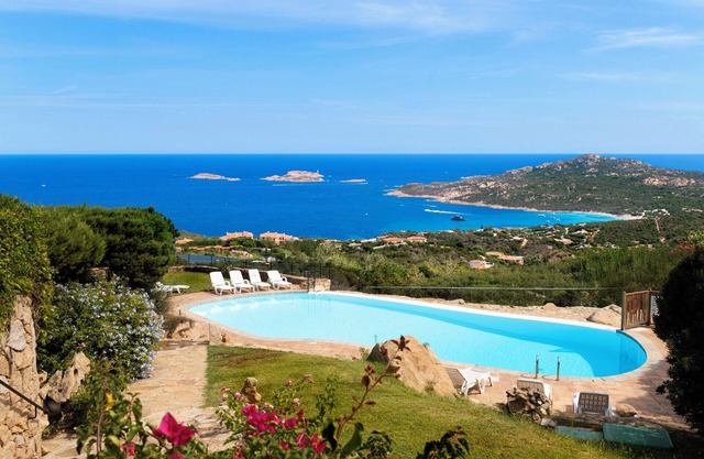 Apartment "Infinite Blue Porto Cervo" near Beach with Sea View, Shared Pool & Wi-Fi