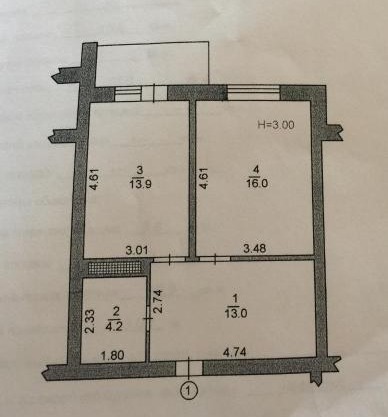 Apartment on Parusna
