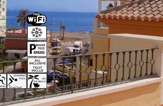 APARTMENT SEEVIEW ON THE BEACH PARKING ALL INCLUSIVE TORROX NERJA MALAGA SPAIN