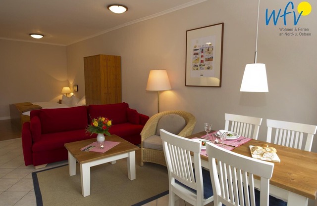 Apartment with west-facing terrace and view of the countryside!