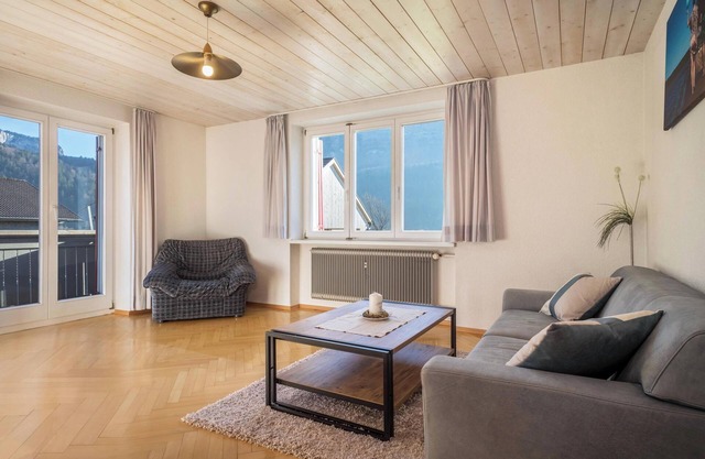 Apartment "Wohnung Kanisfluhblick" with Mountain View, Balcony and Wi-Fi
