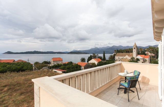 Apartments Ana Lopud - Studio with Balcony and Sea View-5