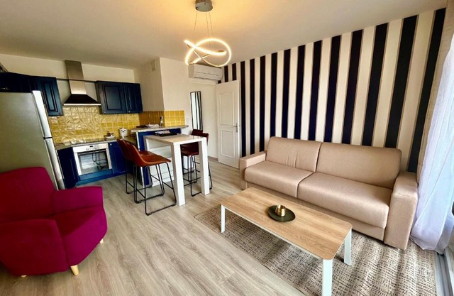 Appart cosy calme Coté port & plage Canet