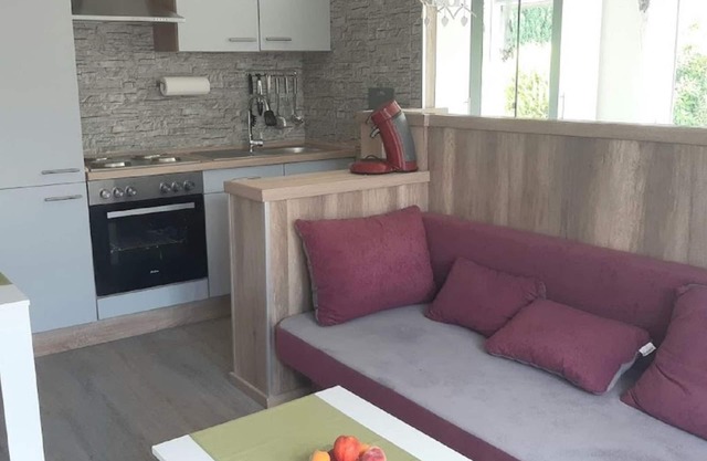 Appartement/fewo, Dusche, WC, Wohn-/schlafraum Nr1 - Gästehaus am Sonnenberg