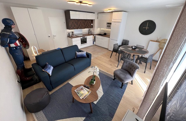 Appartement 6 personnes, 5mn Disneyland Paris, Val d'Europe + Captain America +