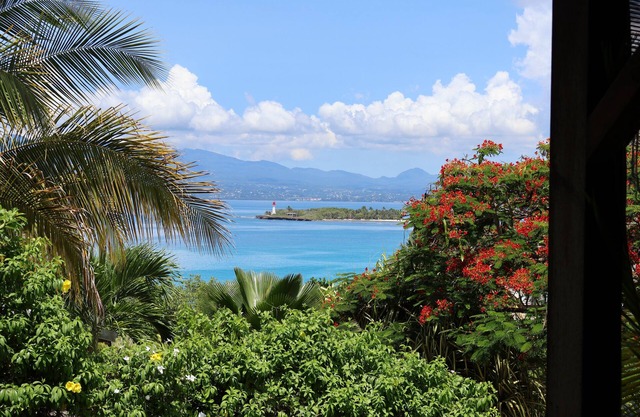 Appartement Cosy vue sur L'îlet du Gosier, Grande Terrasse
