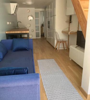 Appartement duplex chaleureux pour 4 pers comprenant 1 lit double et 2 lits simples