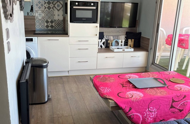 Appartement Terrasse vue Canigou Sans vis à vis Tout Confort Direct mer