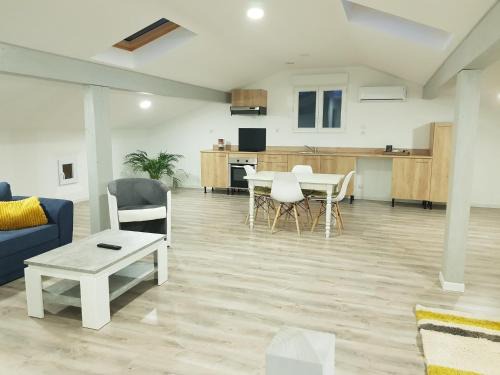 Appartement spacieux et confortable a Clermont Dessous jardin parking
