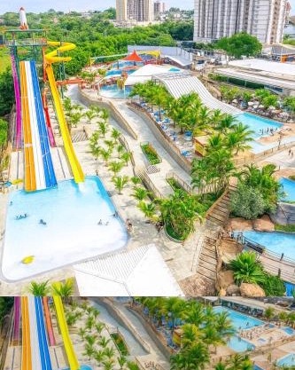 Apt Dentro do diRoma park Aquático