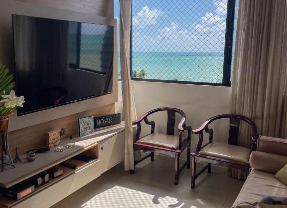 Apt Orly 903 I 1min da Praia I Piscina I Vista Mar