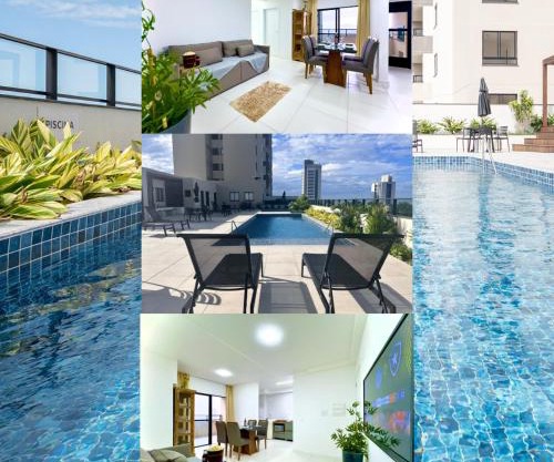 Apto A 300m PRAIA e 8min Beto Carreiro c Vista Mar Incrível Ar Condicionado Churrasqueira privativa Condo Completo com Piscina Academia ao Ar livre Sauna Playground Portaria 24H e Vaga privativa de Garagem Reserve Agora e Viva essa Experiência