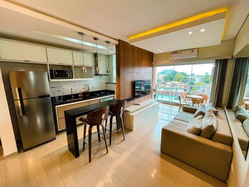 Apto Alto Padrão C/Suíte, SmarTV, Wi-FI e Piscina