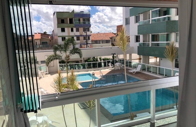 Apto com piscina a 1km do mar em Aracaju/SE