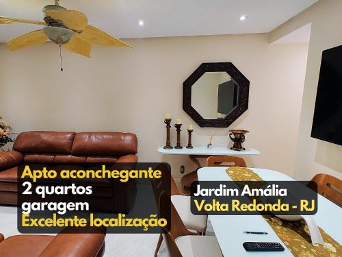 Apto completo 2 quartos garagem Jardim Amália VR RJ