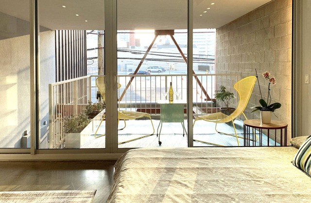Art Tower suite with private patio