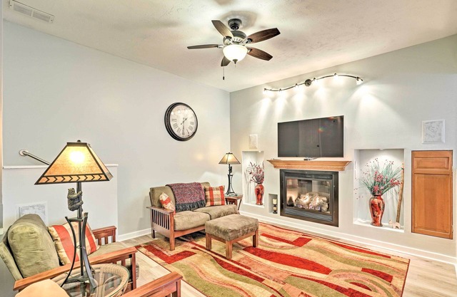 Asheville Mountain Getaway w/Patio & Koi Pond!