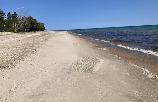 At-The-Lake Lake Michigan Cape Cod Home with Sand Beach Access to Lake Mich