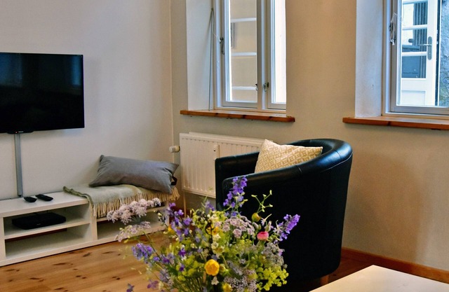 At the museum harbor - shower, WLAN, parking space, washing machine, TV