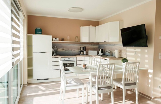 Attractive vacation apartment with private garden and barbecue