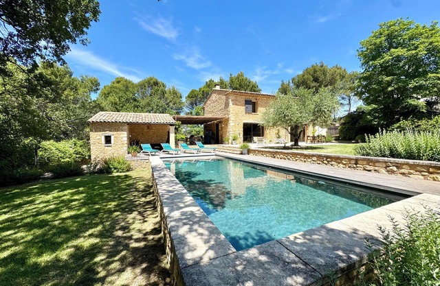 AUTHENTIC STONE FARMHOUSE WITH HEATED POOL IN QUIET COUNTRY SETTING