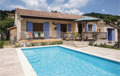 Awesome Home In Le Poujol Sur Orb