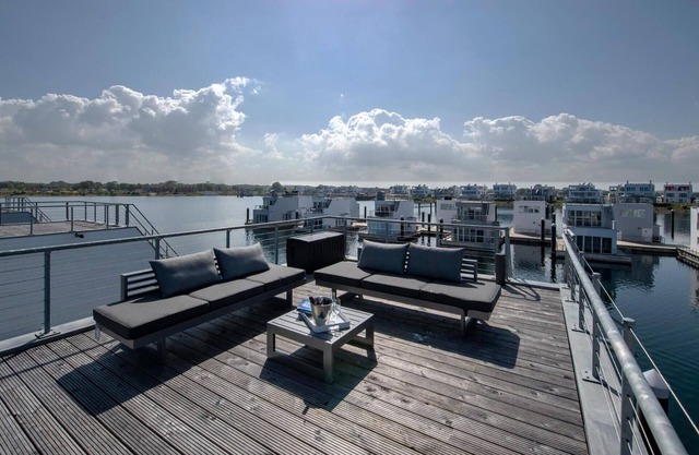 Awesome ship in Olpenitz with sauna