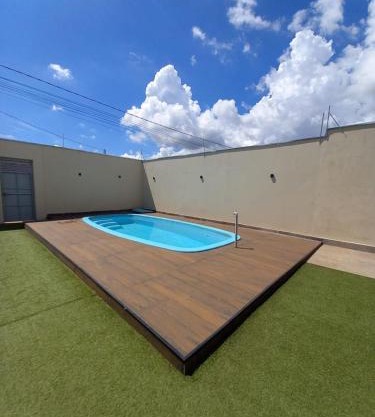 Barraca Charmosa com piscina, refúgio relaxantante