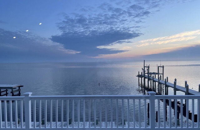 Bay front with amazing views.