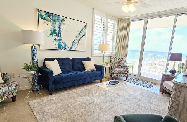 Beach Club A1002 K/Q/bunk Direct Gulf View - WiFi - Sleeps 6