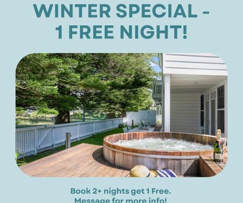 Beach Front House Outdoor Hot Tub Sauna