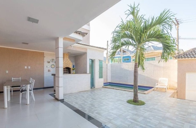 Beach house on playground inside condo