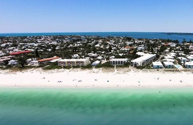Beachfront Condominium on the white sandy beach of Anna Maria Island.