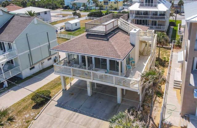 Beachfront home with wrap around deck and rooftop deck! - 6320 S. Atlantic