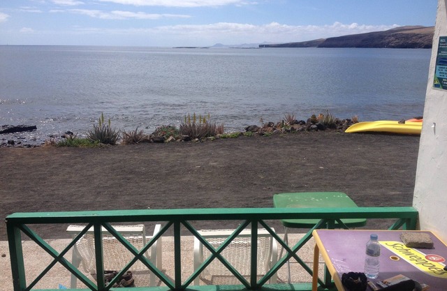 Beachfront house with sea views