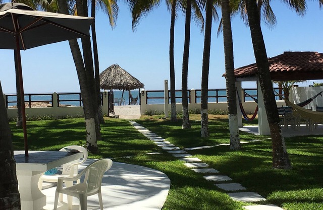 Beachfront House In Exclusive Beach