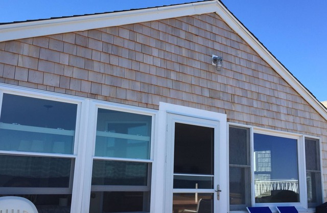Beachfront property with panoramic ocean views-private Duxbury Beach