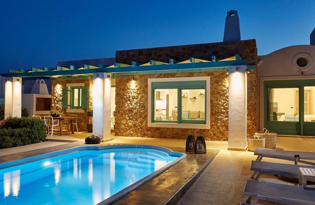 Beachfront Santorini Villa | Villa Almyriki | 3 Bedroom | Private Pool |.