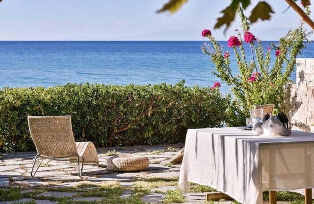 Beachfront Villa in Chalkidiki - Greek Traditional Style