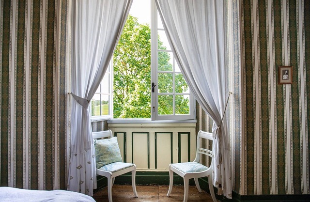 Beautiful 12th century castle in lush green valley