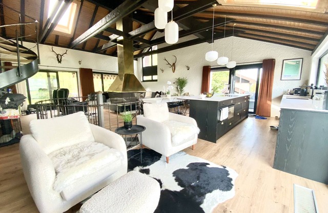 Beautiful chalet on the piste in the Swiss Alps